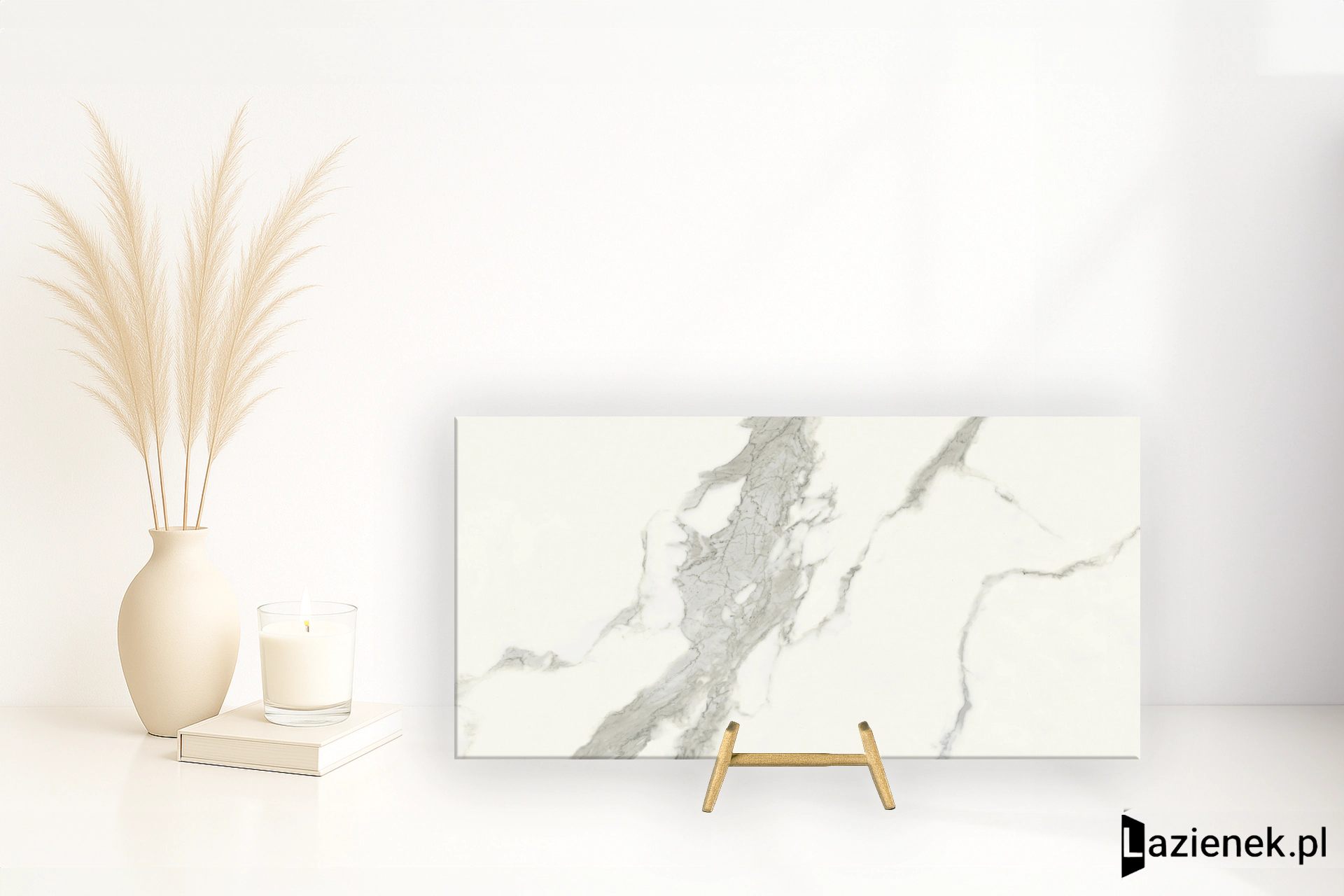 Graniti Fiandre Marble Lab Calacatta Bellissimo naturalna R10 60x120 cm gr. 8 mm - płytka rektyfikowana / ASS199X864